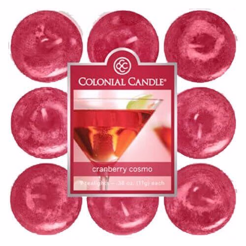 Colonial Candle Cranberry Cosmo 9 Teelichte