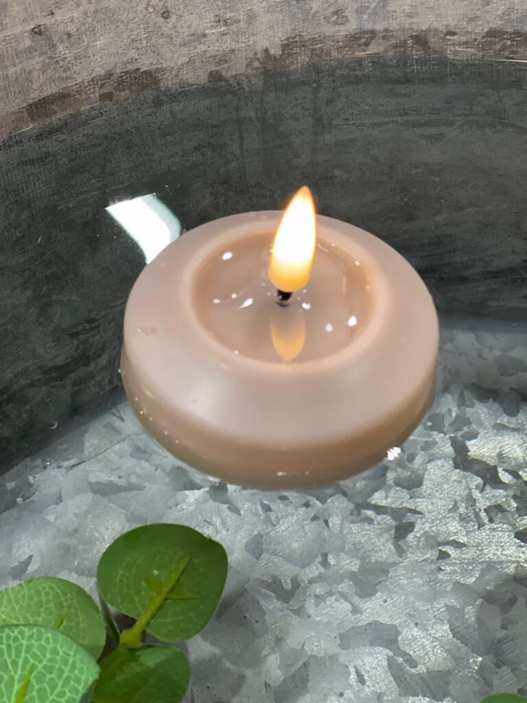RF-F-0005 Schwimmendes Maxi Teelicht LED rose