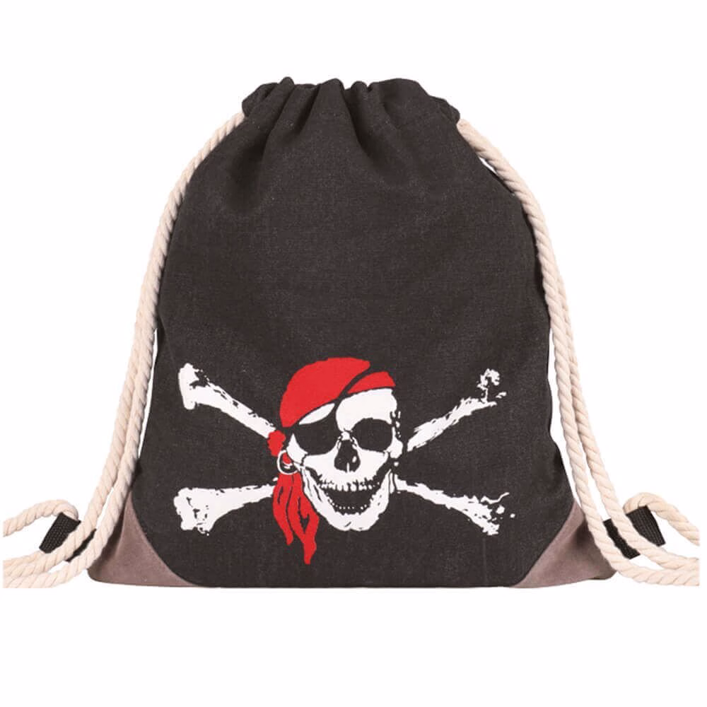 225-013 Kinder Turnbeutel 225-013 (Black Pirate)