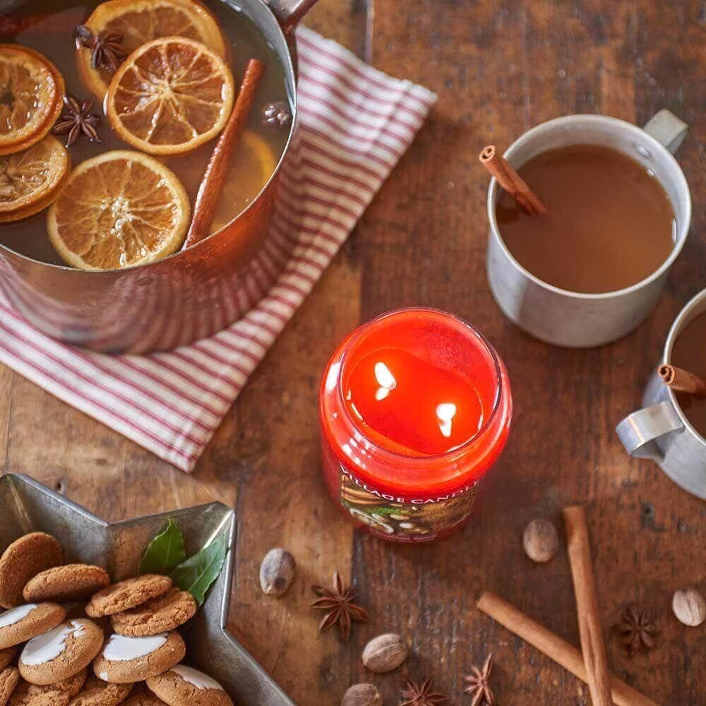 Village-Candle-Christmas-Spice Christmas Spice 389g (Chrome)