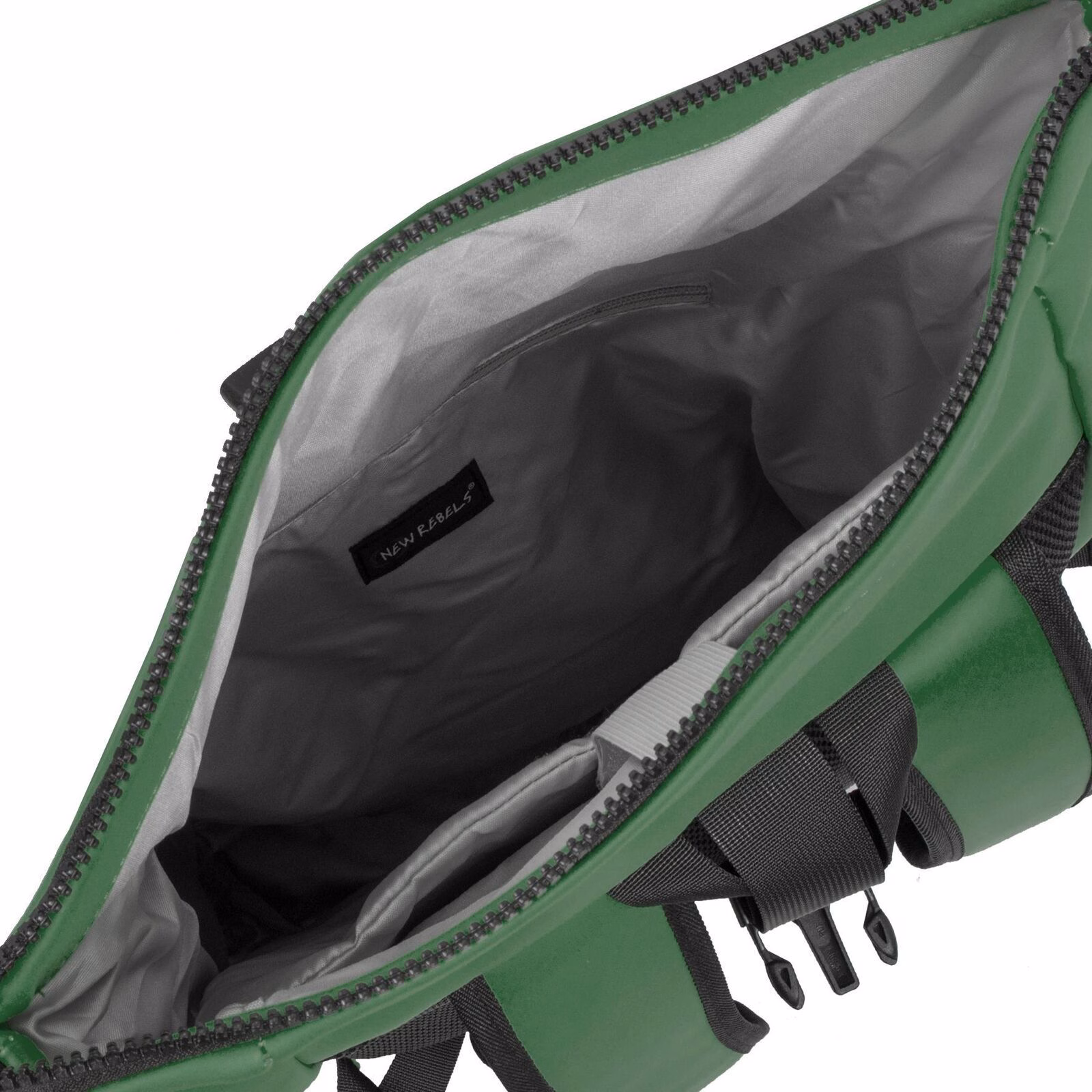 O0UlfHZk Mart - New York Rolltop Rucksack dunkelgrün