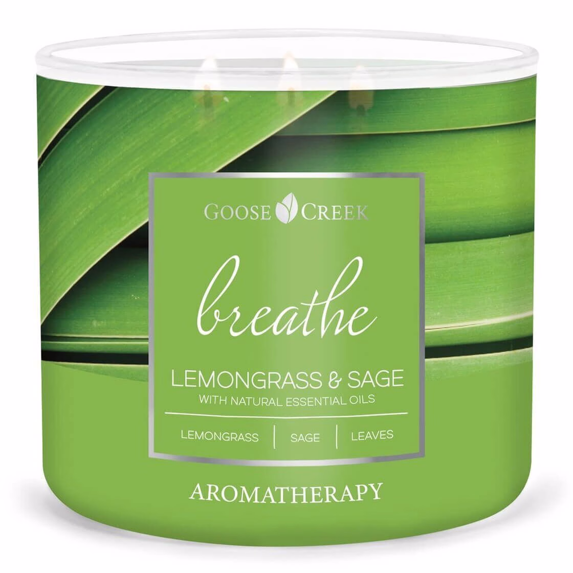 BREATHE Lemongrass & Sage 411g (3-Docht)