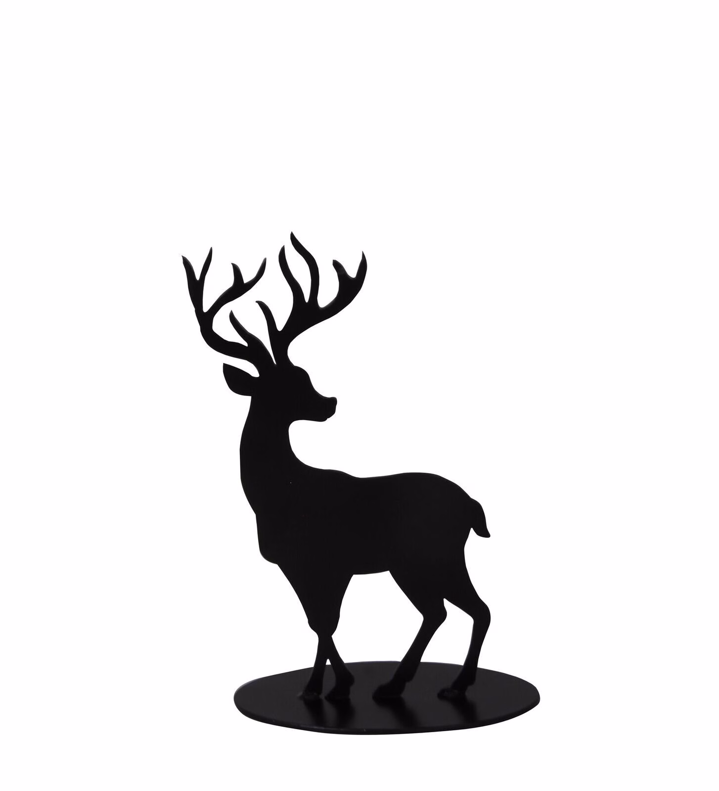 795015613 Dekohirsch Elvor schwarz 20cm