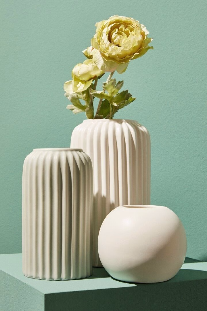 194850 Vase Althea weiß 16cm