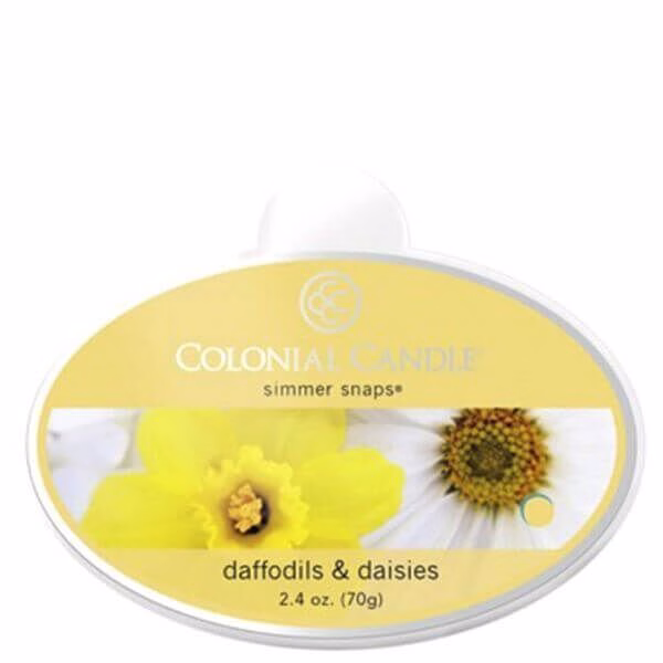 ccsnaps-3082_1_5594ffcc437ee Colonial Candle Daffodils & Daisies Simmer Snaps 70g
