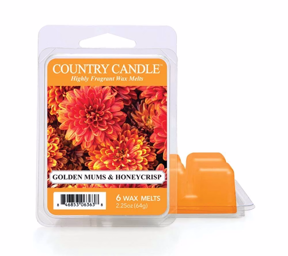country_candle_golden_mums_and_honeycrisp_wax_melts_american_heritage Golden Mums & Honeycrisp Wax Melts 64g