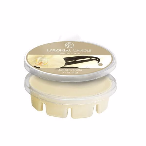 Colonial Candle Simply Vanilla Simmer Snaps 70g