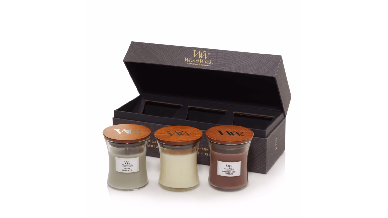 Download-2 Mini Jar Geschenkset - Holzig