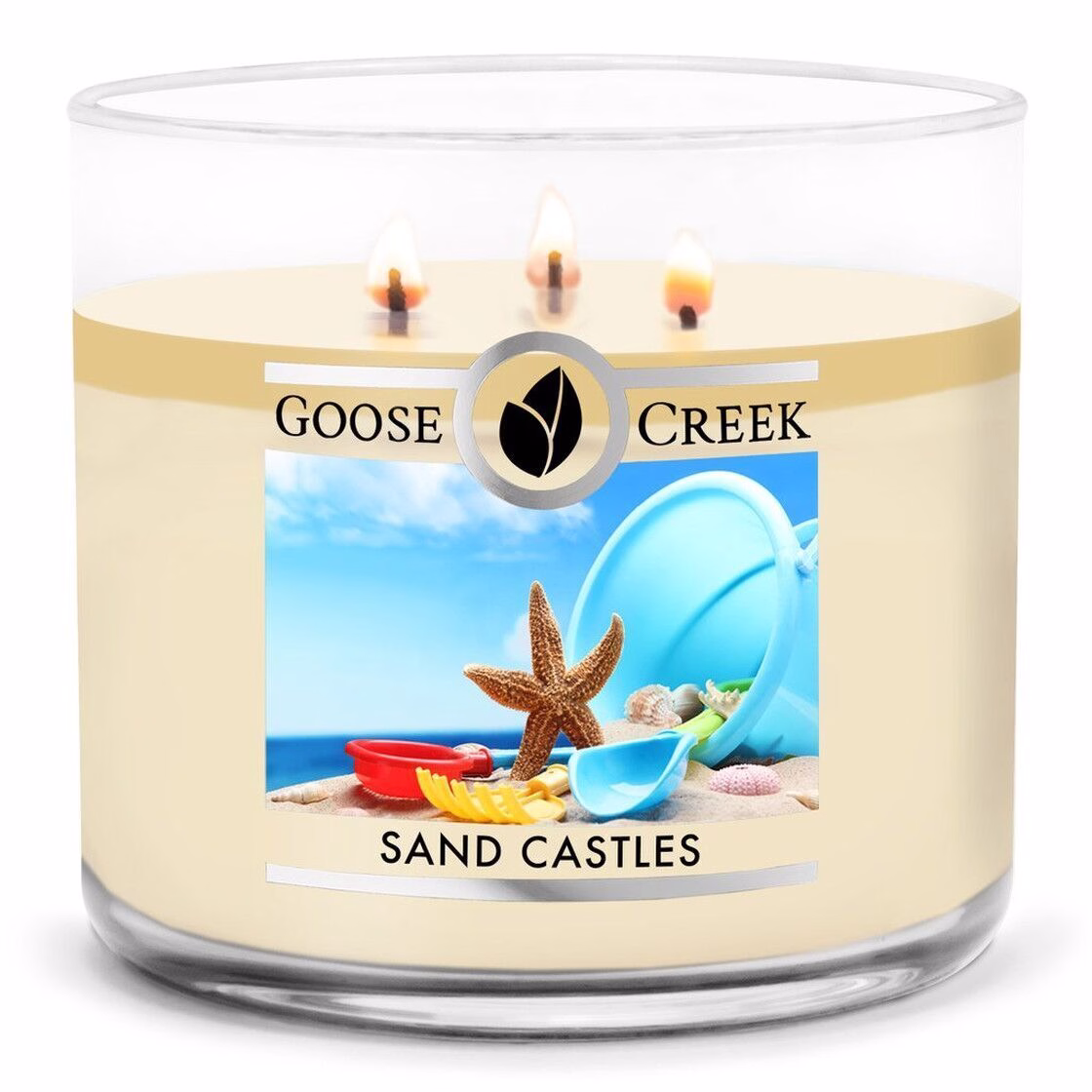 sand-castles-3-docht-kerze-411g Sand Castles 411g (3-Docht)