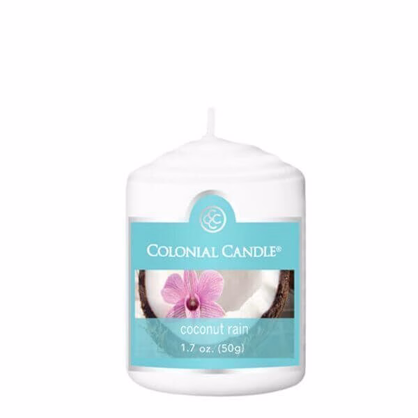 Colonial Candle Coconut Rain Votivkerze 50g