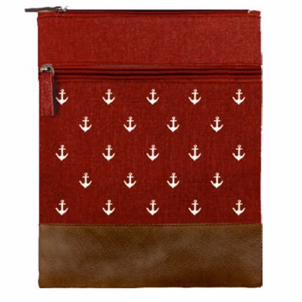 Canvas Crossbag 042 (Anker rot)
