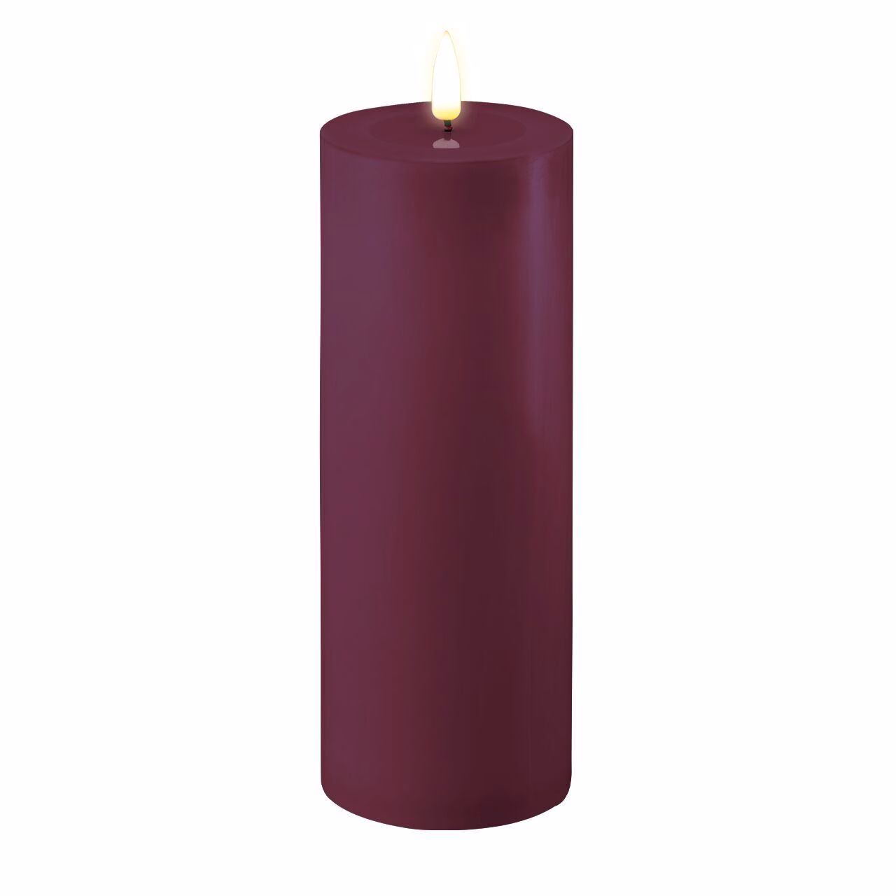 RF-0396 Stumpenkerze LED Violett 7,5 x 20cm