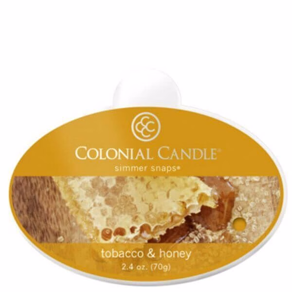 ccsnaps-3452_1_5594ffcc71bc7 Colonial Candle Tobacco & Honey Simmer Snaps 70g