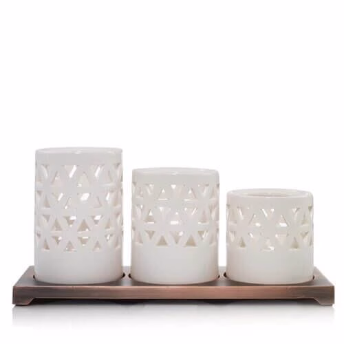 Belmont White Keramik Multi Teelichthalter