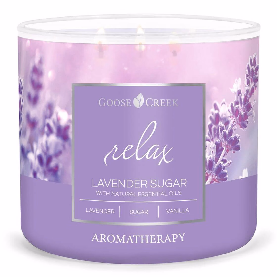RELAX Lavender Sugar 411g (3-Docht)
