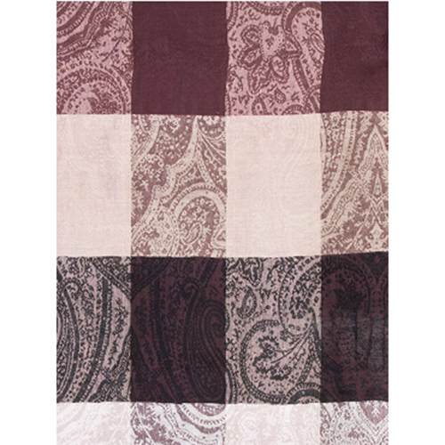 07 Jaquard-Schal Mocca 007
