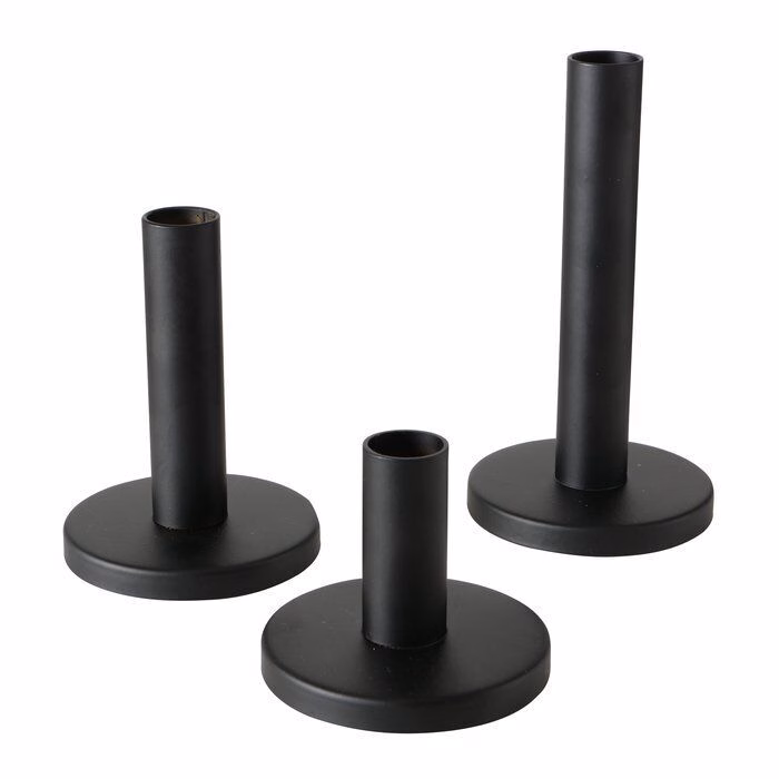 Kerzenleuchter-Set Malko schwarz