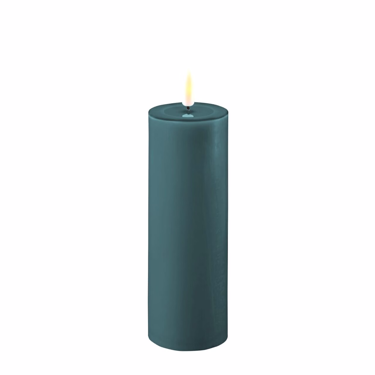 Stumpenkerze LED jade 5 x 15cm