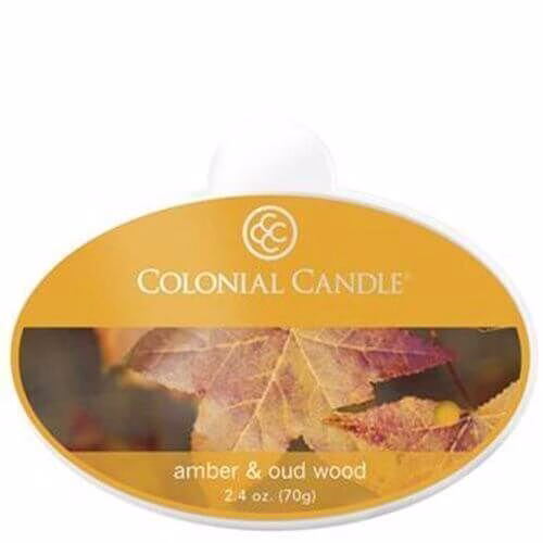 CCSNAPS-5048 Colonial Candle Amber & Oud Wood 70g
