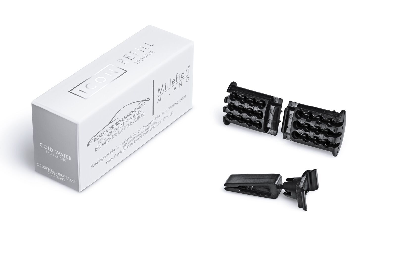 Cold Water - Nachfüller für Millefiori Autoduft Waffe, Klinge, Adapter, Elektronik