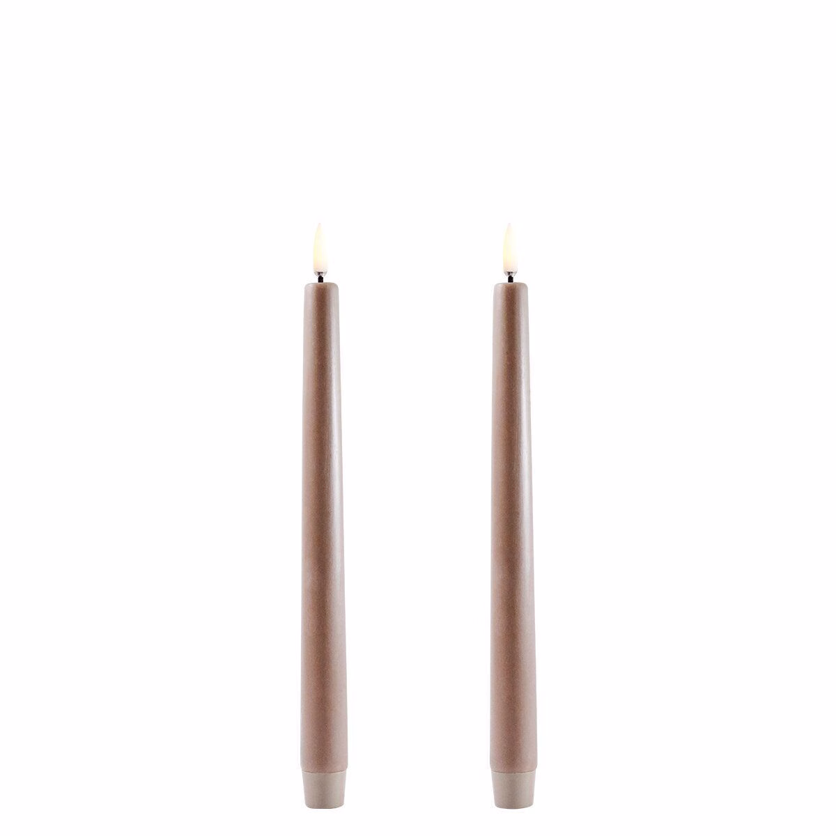UL-TA-SA02325-2 Uyuni LED Tafelkerze 25cm Sandstone 2 Stück
