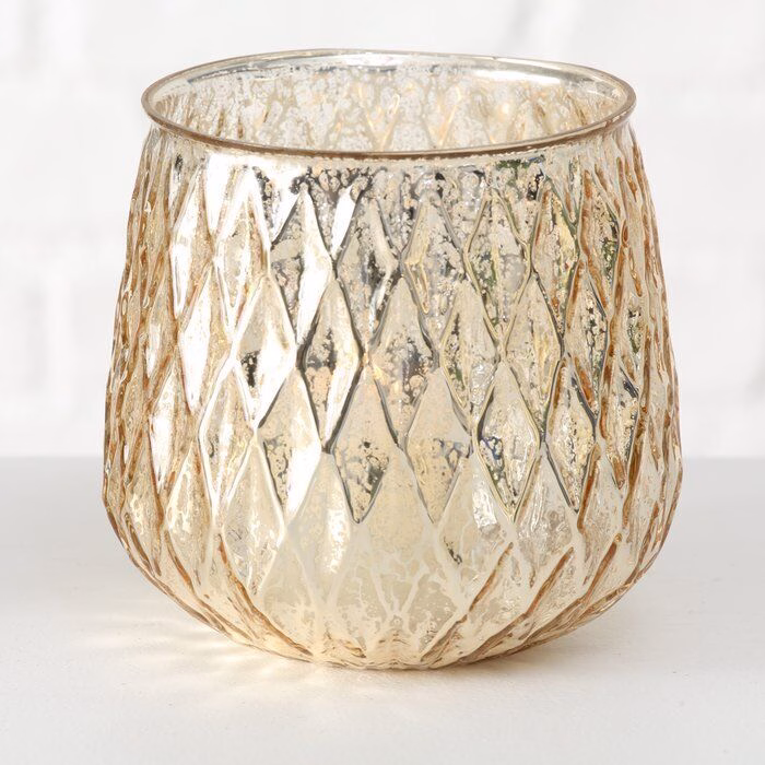 Windlicht Raymund gold 15cm Design 1