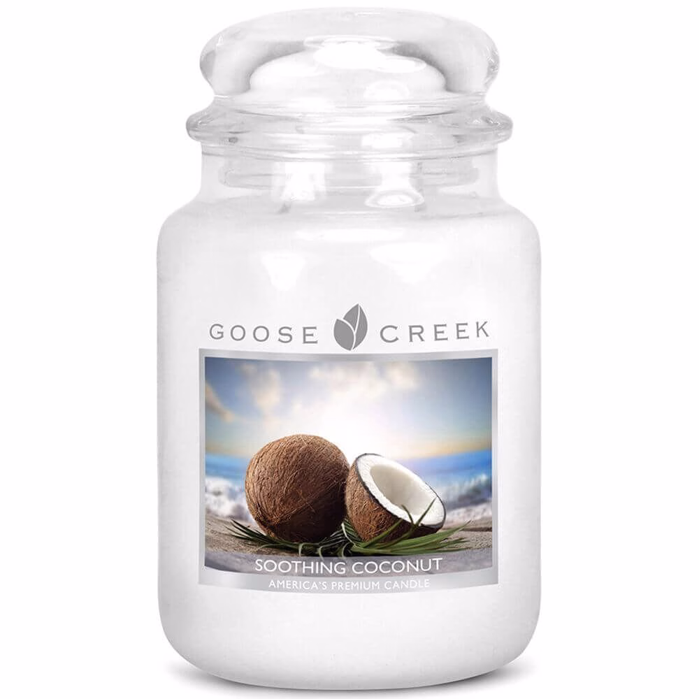 ES26202-Soothing-Coconut-24oz-Jar Goose Creek Candle Soothing Coconut 453g