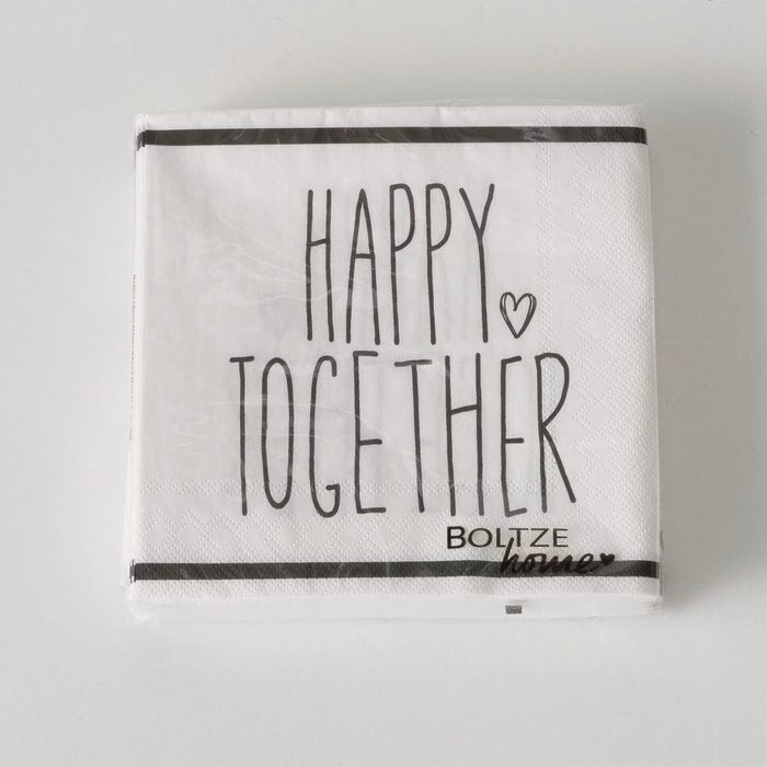 Serviette Stappo 20 Stück weiß Variante 2