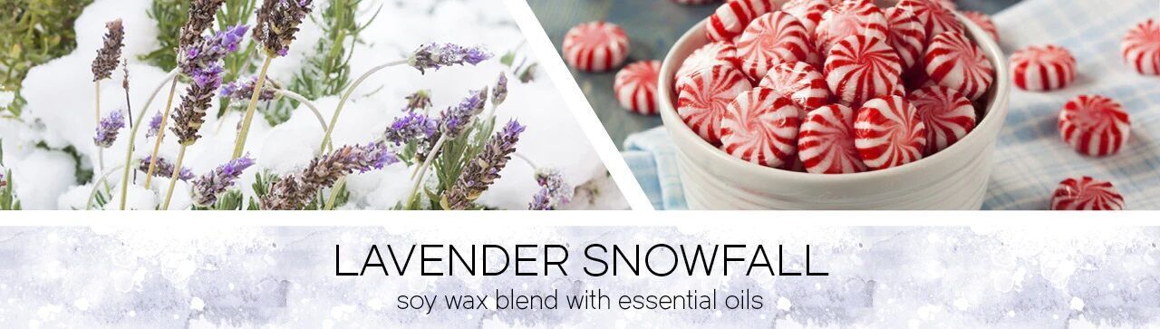 Lavender Snowfall 411g (3-Docht)