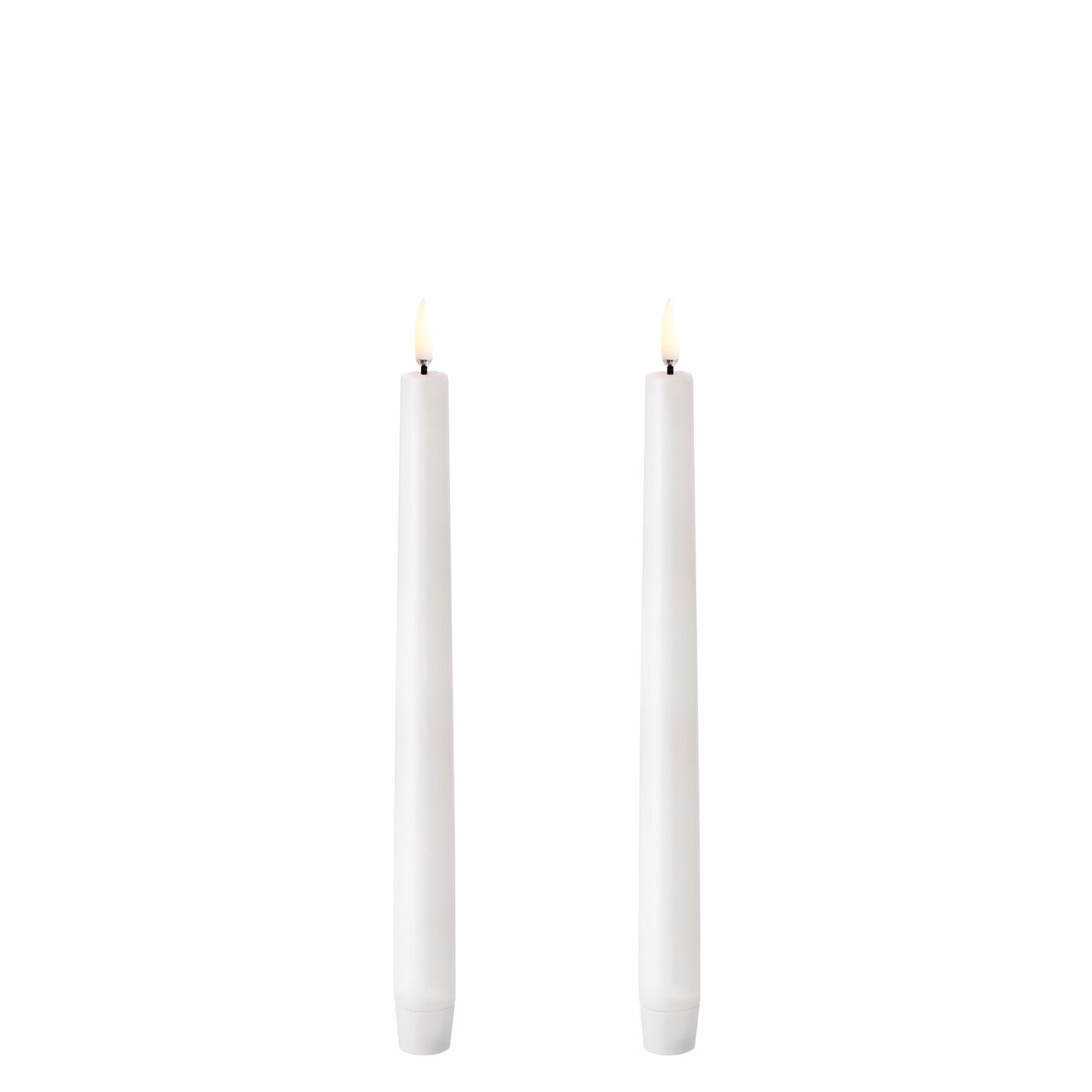 Uyuni LED Tafelkerze 25cm nordic white 2 Stück