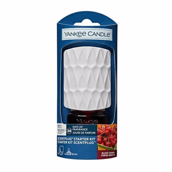 yankee-candlez-elektrischer-duftspender-organic-pattern-starter-kit-black-cherry Black Cherry ScentPlugâ„¢ Starter Kit