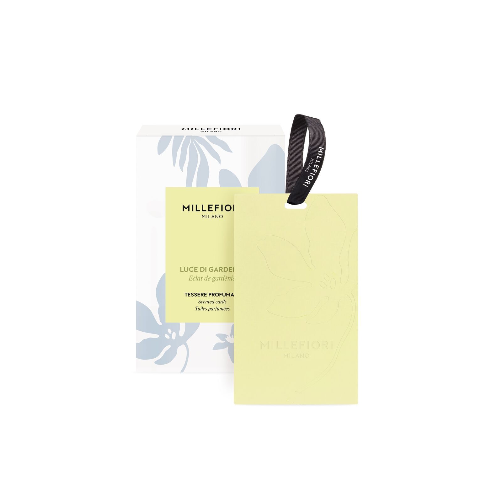 Luce di Gardenia Duftkarte 3er Set Werbung, Plakat, Flasche