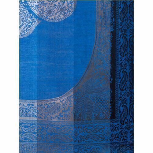 53 Jaquard-Schal Dark Blue 053
