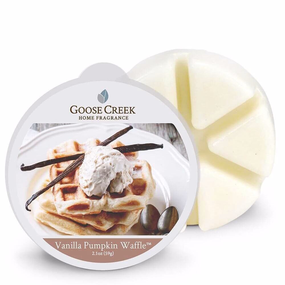 EW404-Vanilla-Pumpkin-Waffle-Wax-Melt Goose Creek Candle Vanilla Pumpkin Waffle 59g