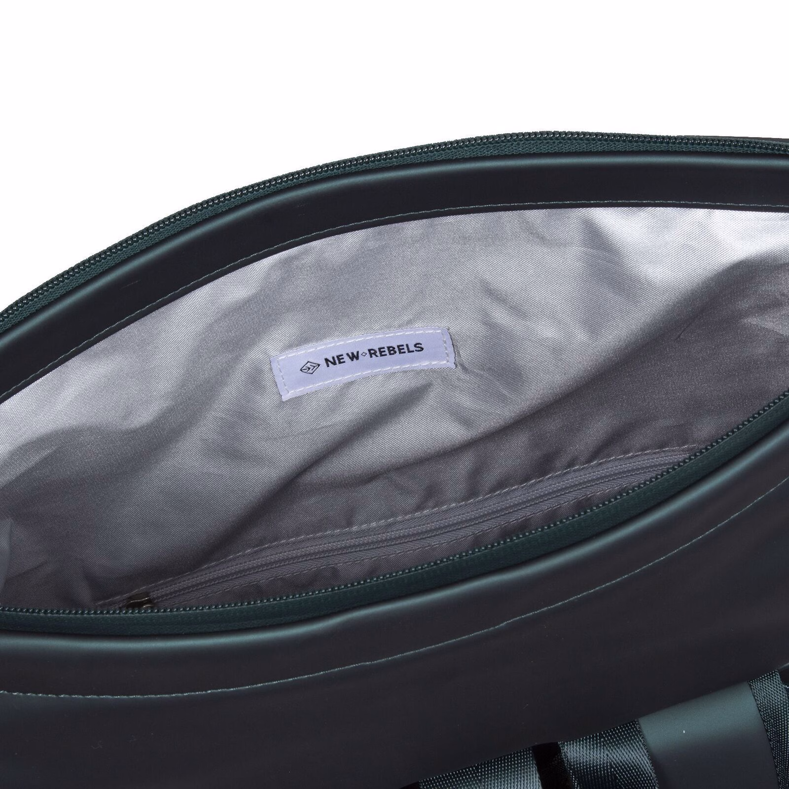 VqUqagz8 William - Riverside Rolltop Rucksack dunkelgrün metallic