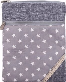 Patchwork Crossbag 177-047 (Grey Stars)