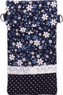 Patchwork Handytasche Umhängetasche (Multi Blue 028)