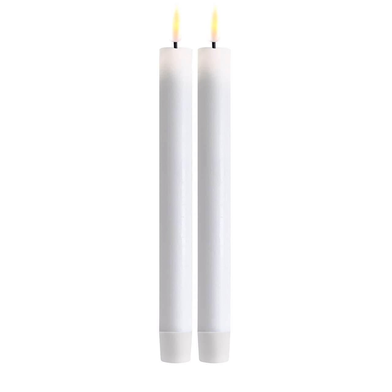 2021-RF-00012E Stabkerze LED 24 cm weiß 2 Stück