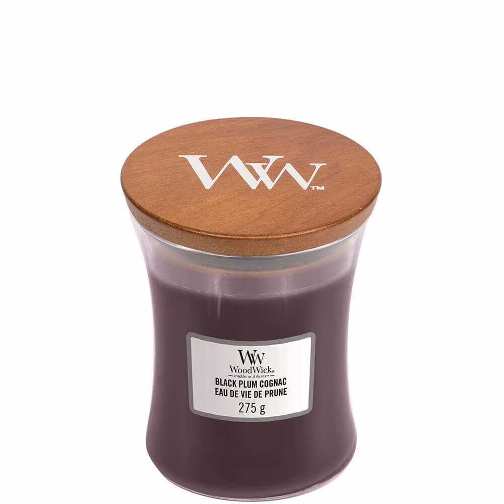 Black Plum Cognac 275g von Woodwick