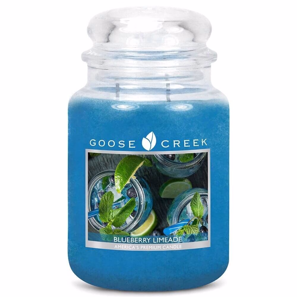 ES26473-Blueberry-Limeade-24oz-Jar Goose Creek Candle Blueberry Limeade 680g