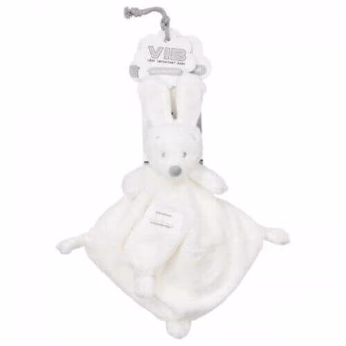 VIB-TWWG0001 Plüsch Rabbit Doudoutuch Weiß