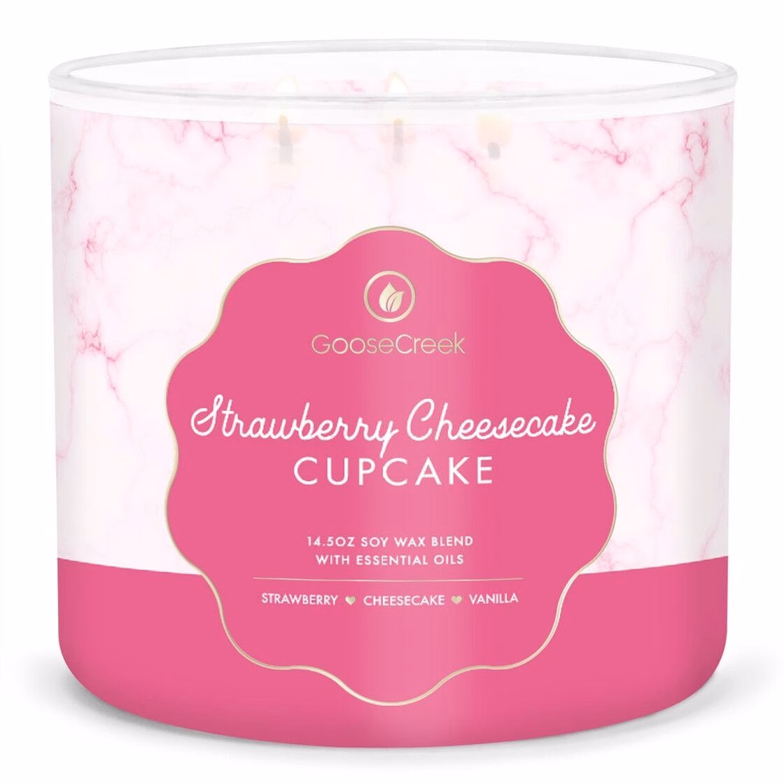 Strawberry Cheesecake Cupcake 411g (3-Docht)