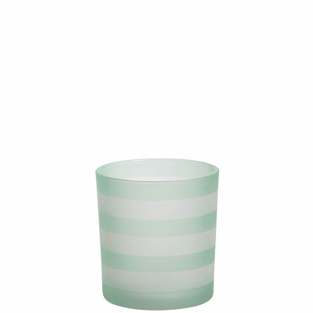 Yankee Candle - Coastal Stripe Teelichthalter grün