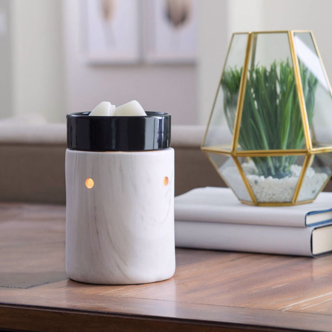 White Marble Duftlampe elektrisch