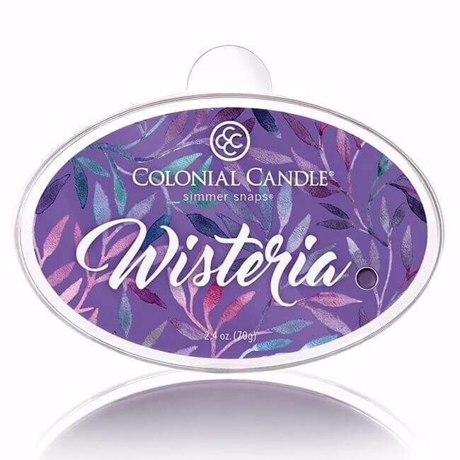 CCSNAPS-wisteria Colonial Candle - Wisteria Simmer Snap 70g