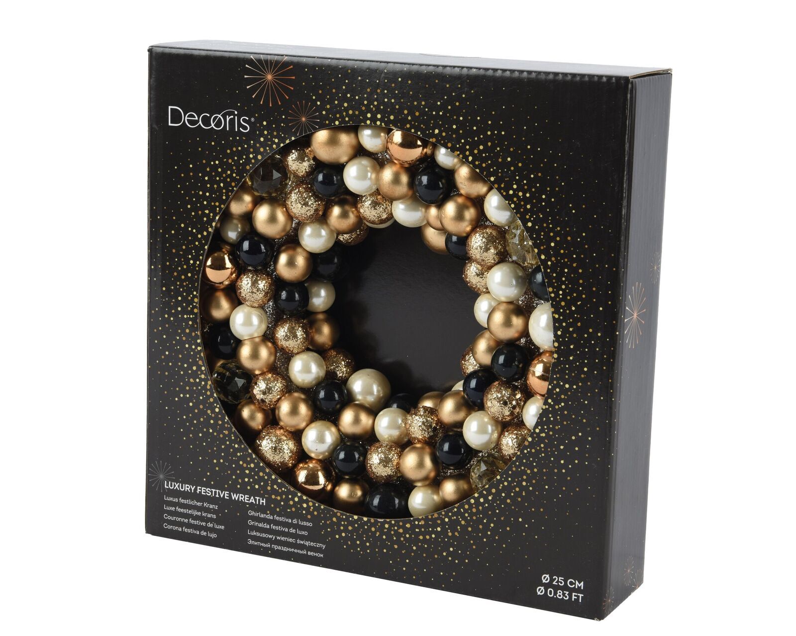 Deko Kranz Glittery 33cm Zubehor, Schmuck, Halskette