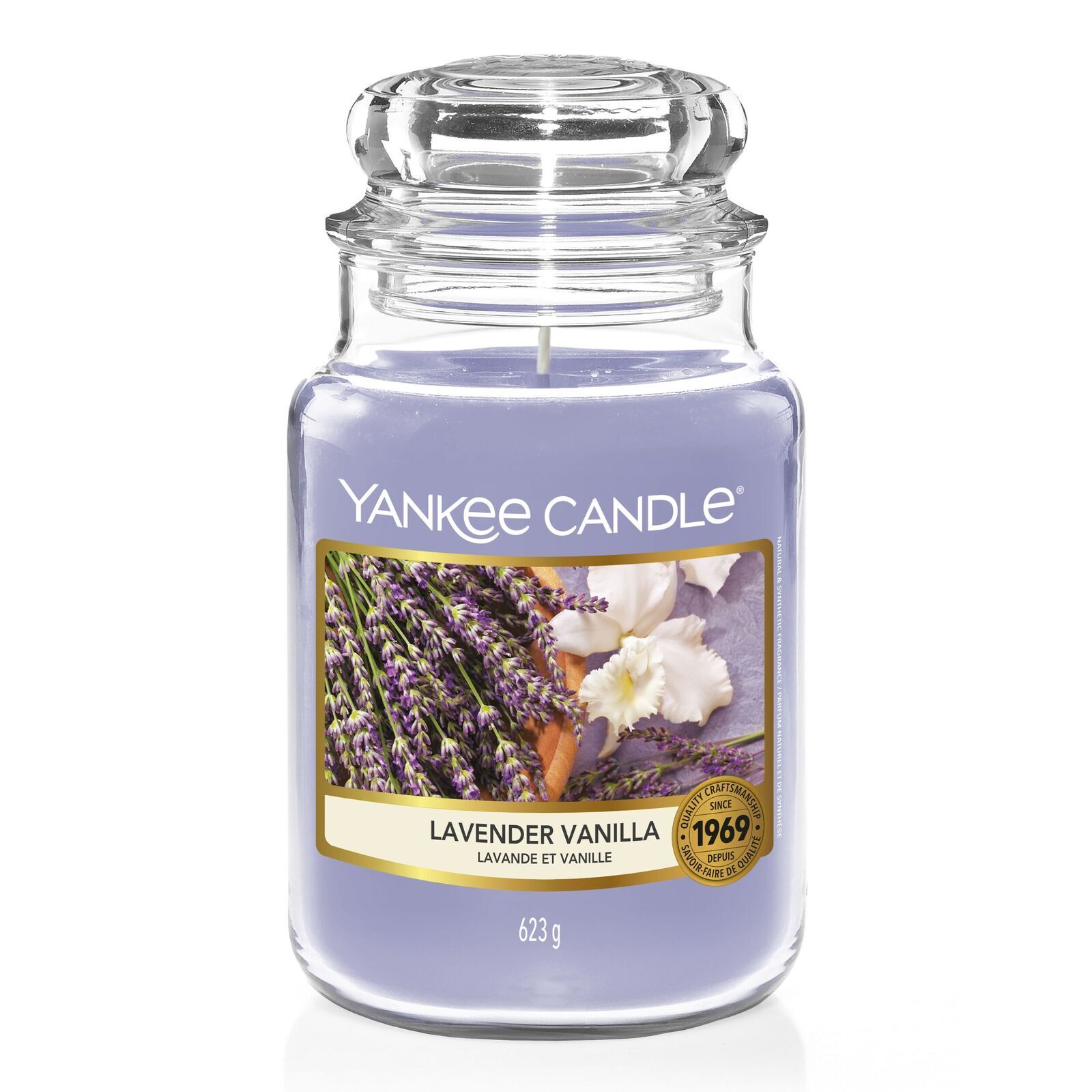 Lavender Vanilla 623g Krug, Blume, Pflanze, Lavendel, Flasche