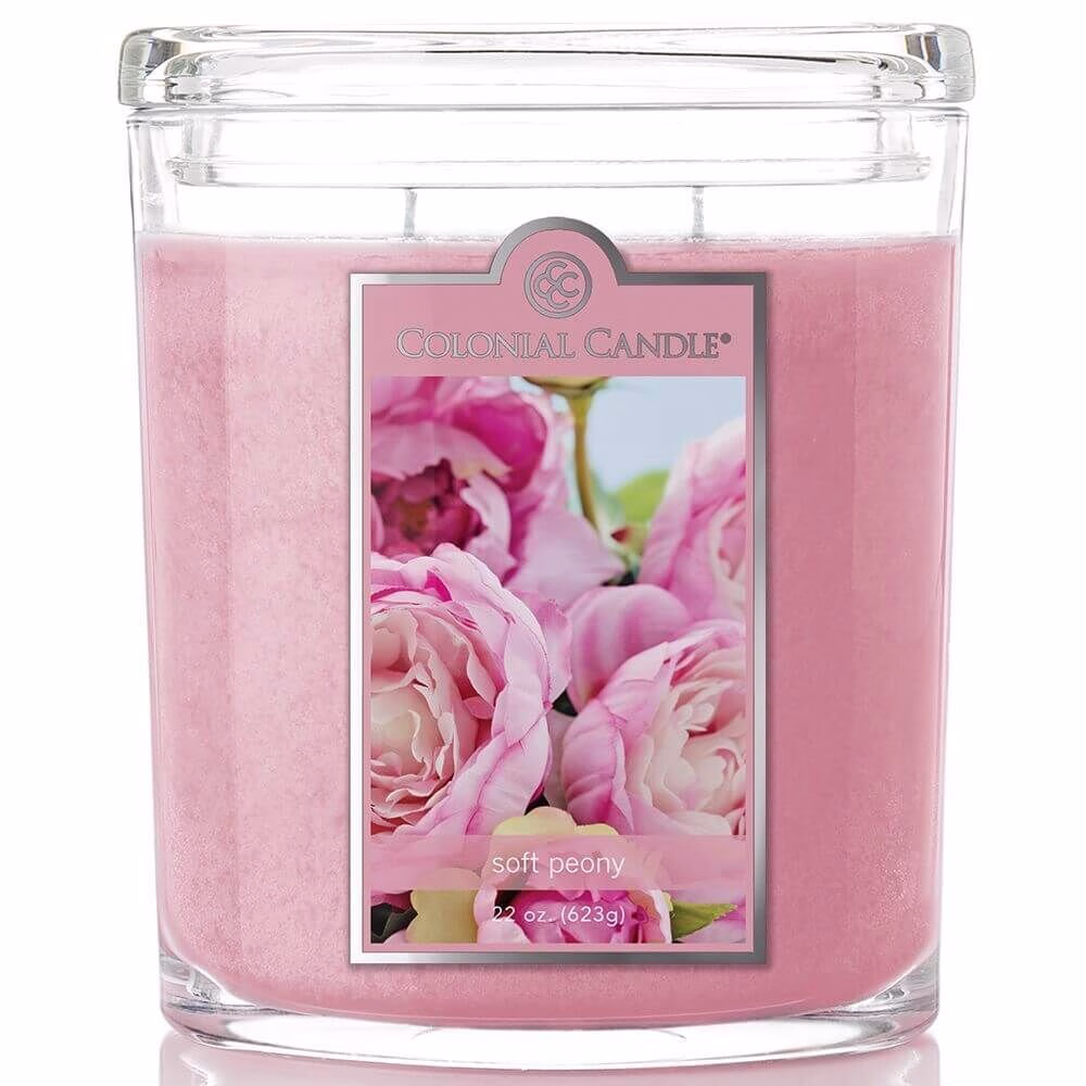CC022-Soft-Peony-623g Colonial Candle - Soft Peony 623g