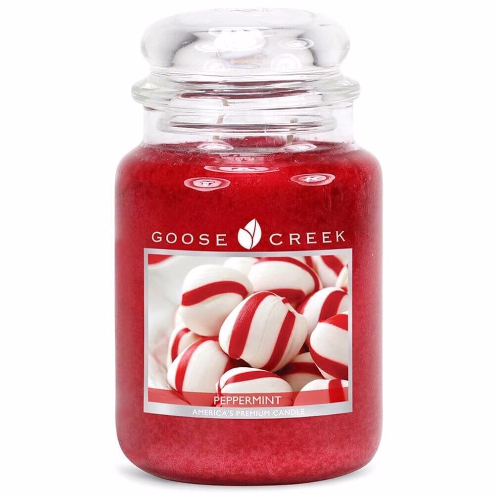 ES2636-Peppermint-24oz-Jar Goose Creek Candle Peppermint 680g