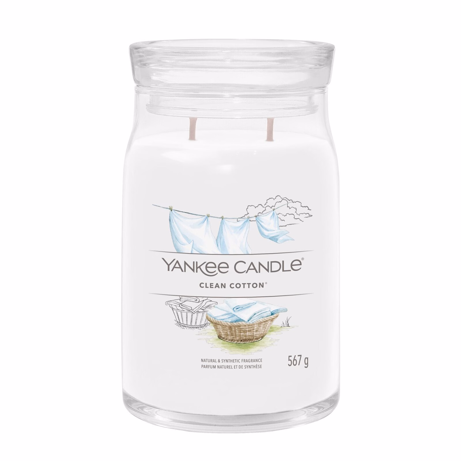 Clean-Cotton_Large_Lid1 Clean Cotton Signature Jar 567g 2-Docht